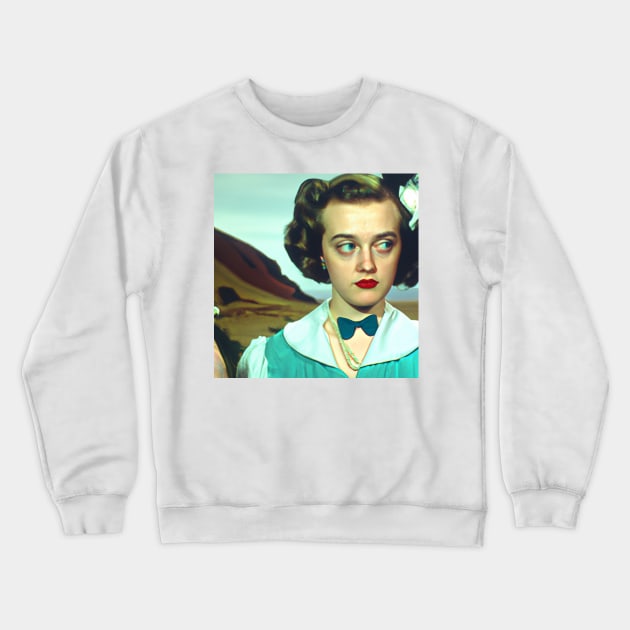 Classic Films with Bette Davis Crewneck Sweatshirt by tearbytea